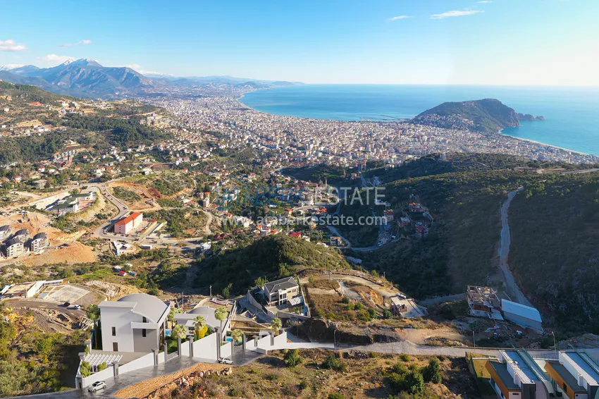 A new project in Alanya - a complex of elite villas with panoramic views 14 