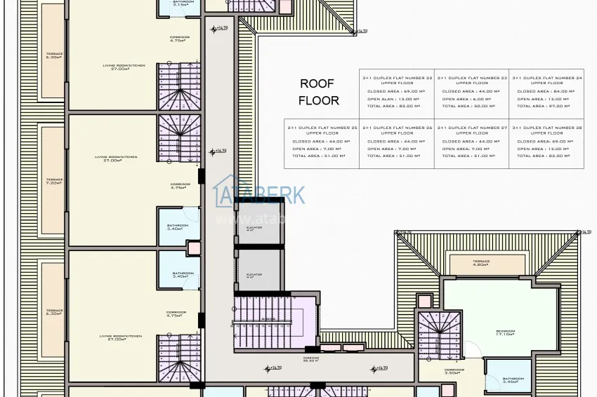 Buy cheap Residential complex project under construction in Alanya — Oba district 3 