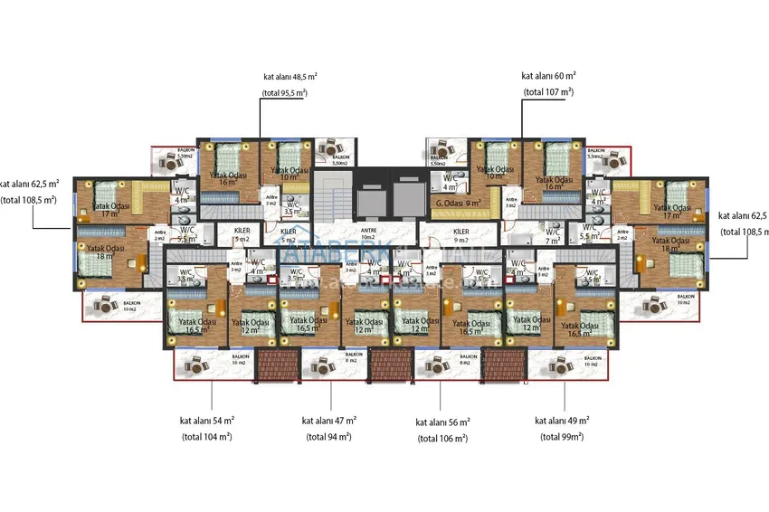 Buy cheap New project of a residential complex with hotel infrastructure in Gazipasa 1 