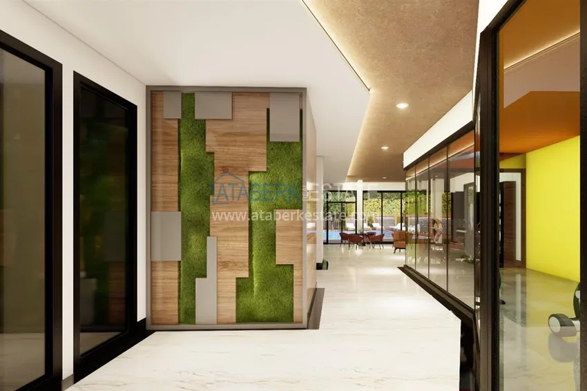 Apartments in the center of Alanya - Keykubat beach area in a new residential complex 12 