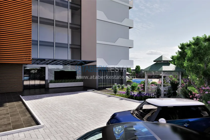 Residential complex project under construction in Alanya — Oba district 11 