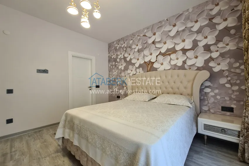 Purchase Furnished apartment in Mahmutlar with a separate kitchen and a glazed balcony 15 