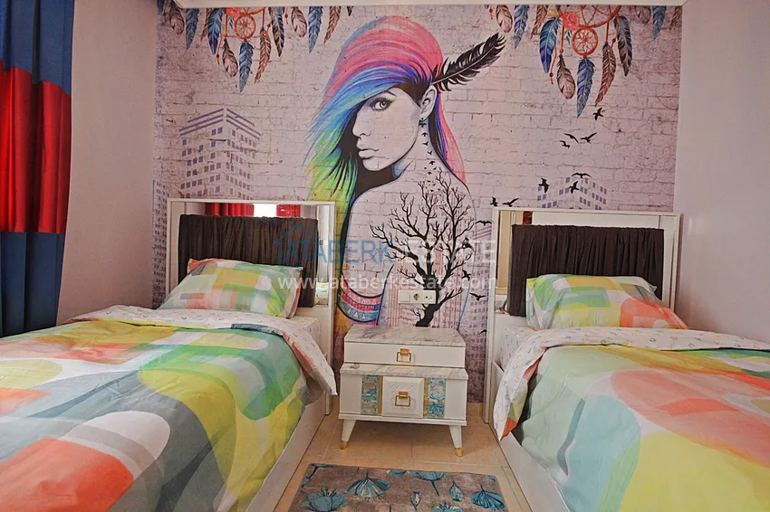 Purchase Apartment in Mahmutlar with author's renovation, glazed balconies and sea views 14 