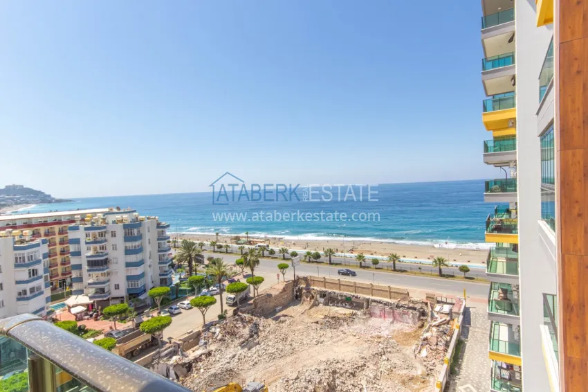 Purchase Apartment in Mahmutlar with furniture and sea views, on the beachfront 17 