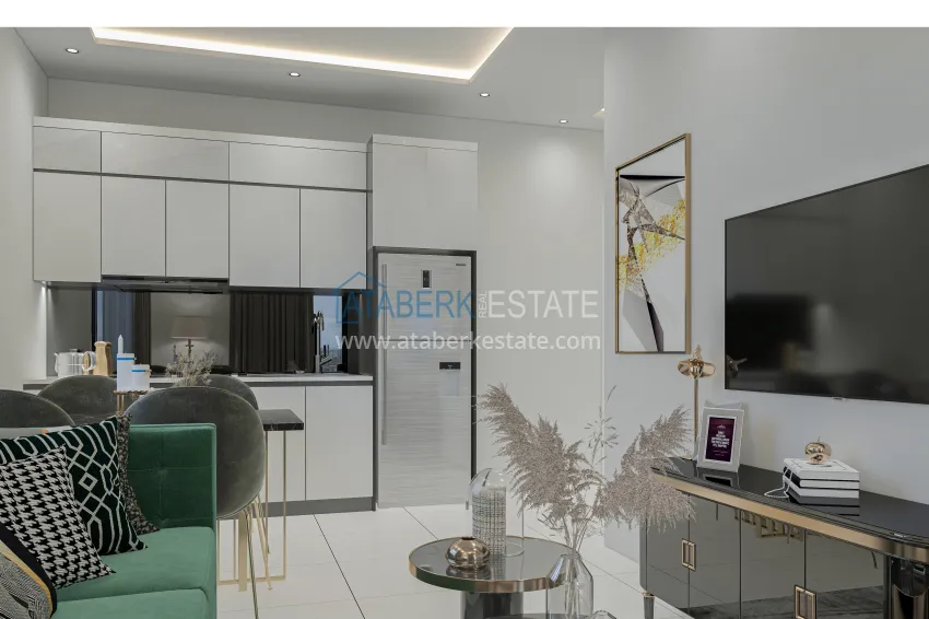 Purchase Apartments from a developer with installments for up to 3 years - a hotel-type complex in Avsallar, Alanya 2 