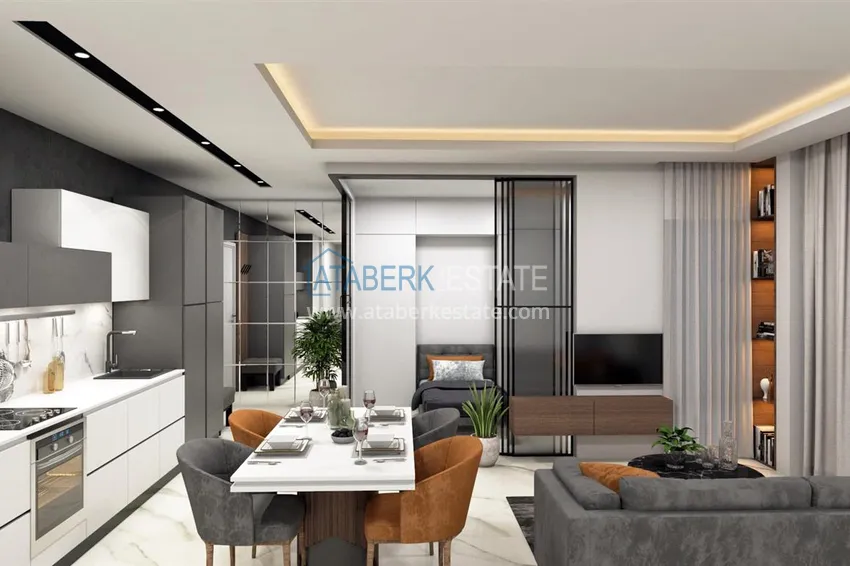 Purchase Apartments from a developer in Alanya - a new residential complex in Oba, center 4 