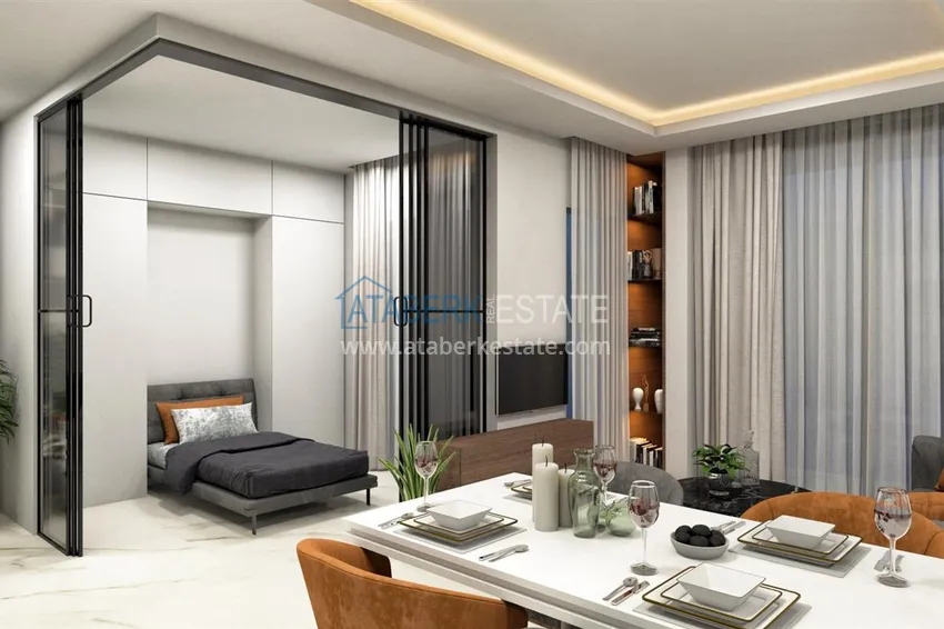 Purchase Apartments from a developer in Alanya - a new residential complex in Oba, center 5 