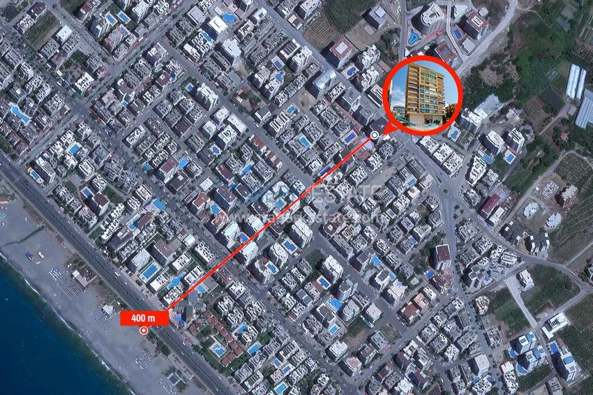 Studio rental in Alanya Mahmutlar district - cheap 4 