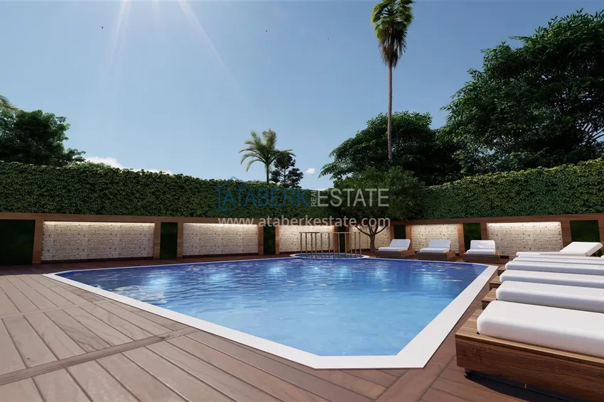 Apartments in the center of Alanya - Keykubat beach area in a new residential complex 9 