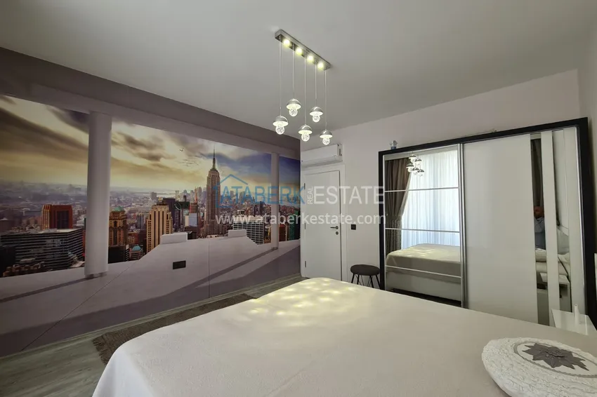 Purchase Furnished apartment in Mahmutlar with a separate kitchen and a glazed balcony 12 