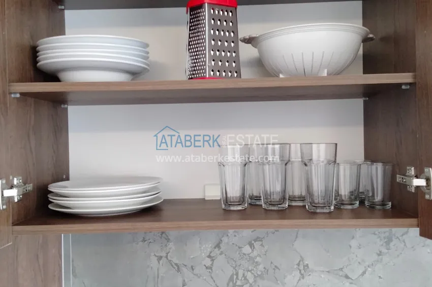 Purchase  Renting an apartment in Antalya - Liman with a contract for a residence permit in a complex with infrastructure 10 