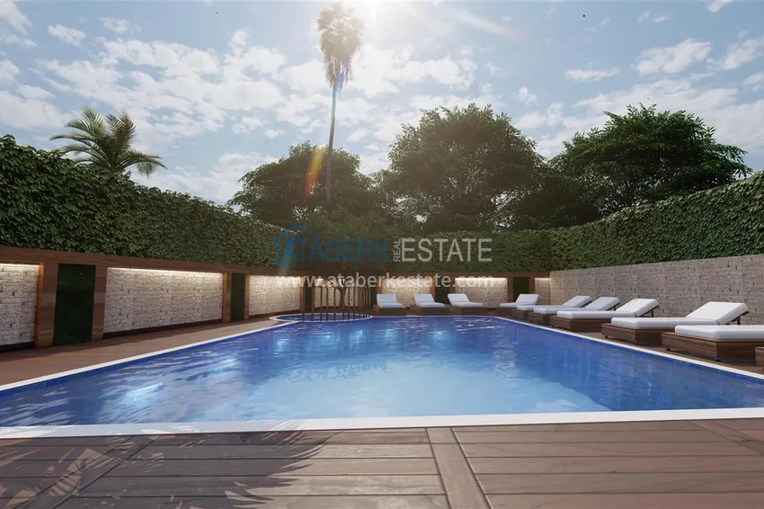 Apartments in the center of Alanya - Keykubat beach area in a new residential complex 11 