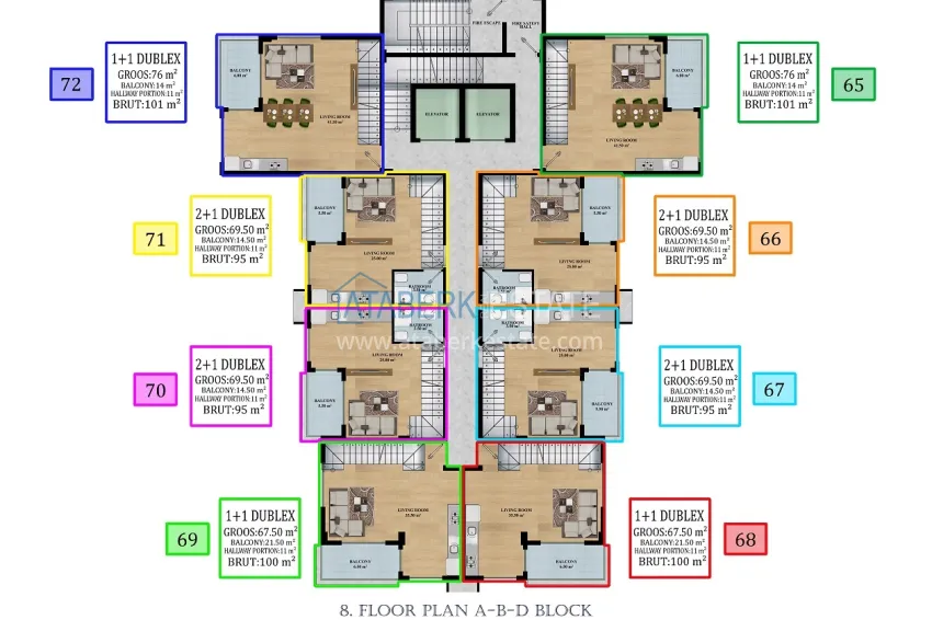 Buy cheap Apartments from a developer with installments for up to 3 years - a hotel-type complex in Avsallar, Alanya 1 