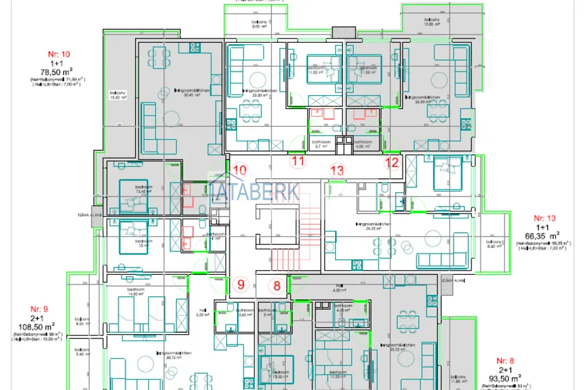 Buy cheap Apartments from a developer in the center of Alanya in a modern residential complex  3 