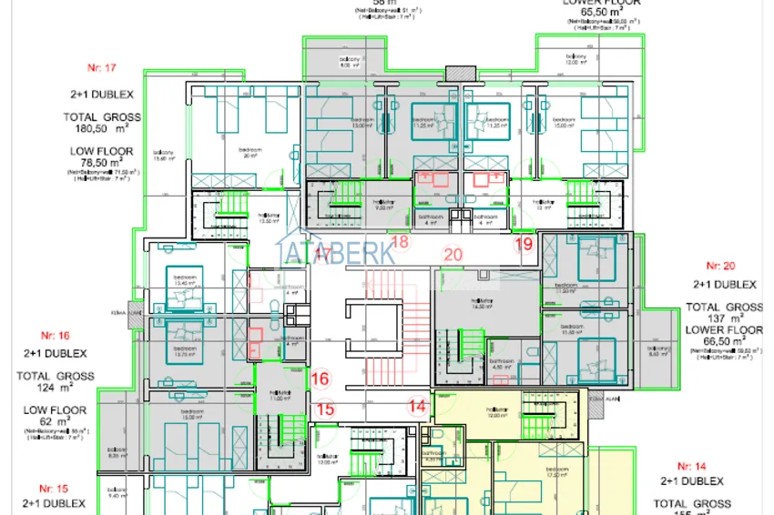 Buy cheap Apartments from a developer in the center of Alanya in a modern residential complex  4 