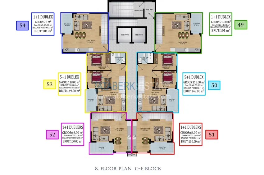 Buy cheap Apartments from a developer with installments for up to 3 years - a hotel-type complex in Avsallar, Alanya 4 