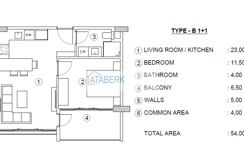 Buy cheap A new project of a residential complex in the Kargicak area on the 2nd coastline 13 