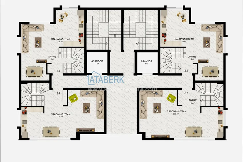 Buy cheap 🔥 Our project. New off-plan project of a multi-apartment residential complex in the center of Alanya 6 