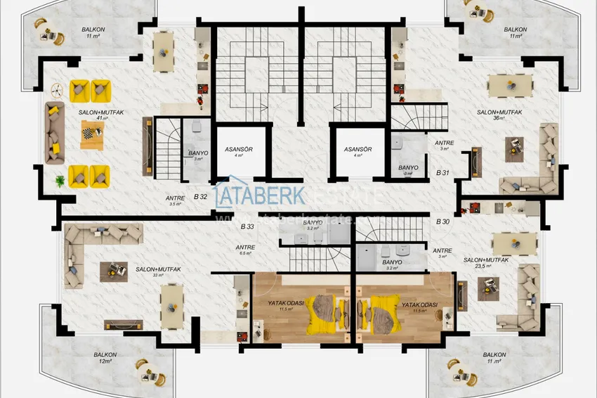 Buy cheap 🔥 Our project. New off-plan project of a multi-apartment residential complex in the center of Alanya 7 