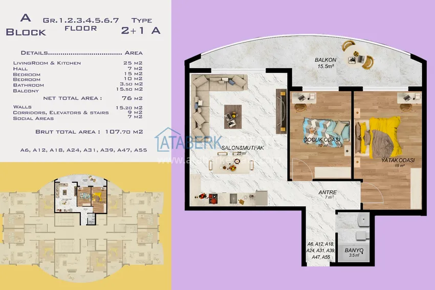 Buy cheap 🔥 Our project. New off-plan project of a multi-apartment residential complex in the center of Alanya 10 