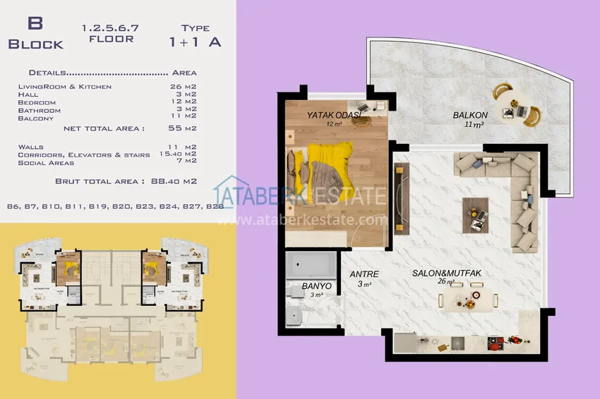 Buy cheap 🔥 Our project. New off-plan project of a multi-apartment residential complex in the center of Alanya 30 