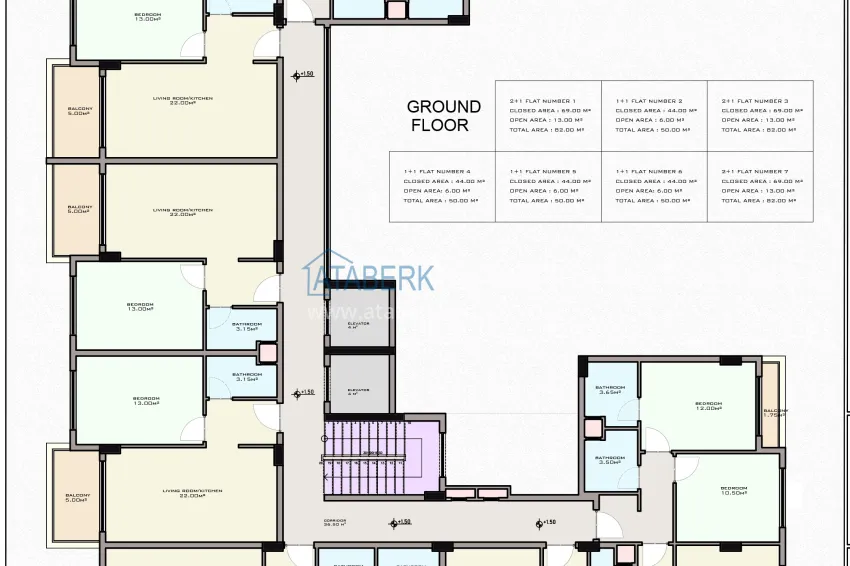 Buy cheap Residential complex project under construction in Alanya — Oba district 5 