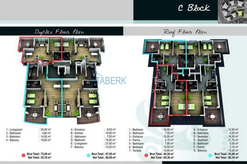 Buy cheap Apartments in Alanya center with sea views 6 