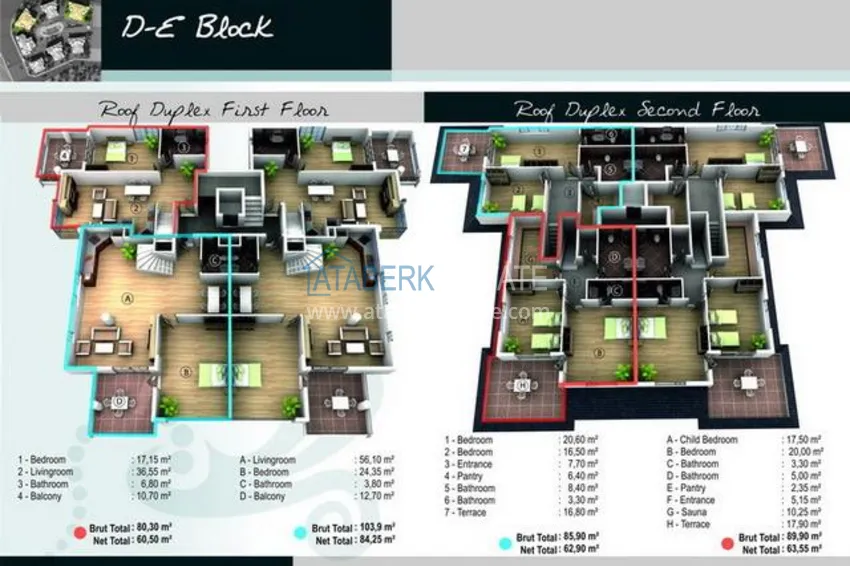 Buy cheap Apartments in Alanya center with sea views 8 