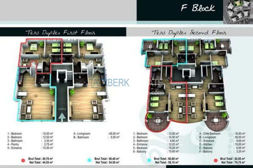 Buy cheap Apartments in Alanya center with sea views 12 