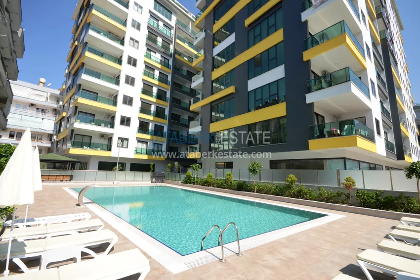 One-bedroom apartment for rent in the center of Alanya in a comfortable residential complex  1 