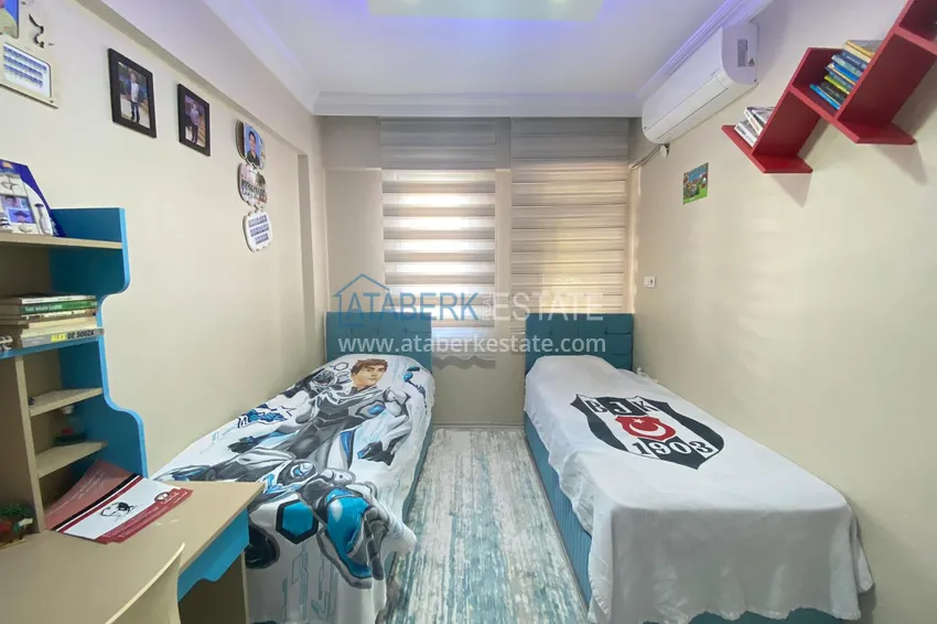 Purchase  Three-room apartment in the center of Alanya in a small residential complex 15 