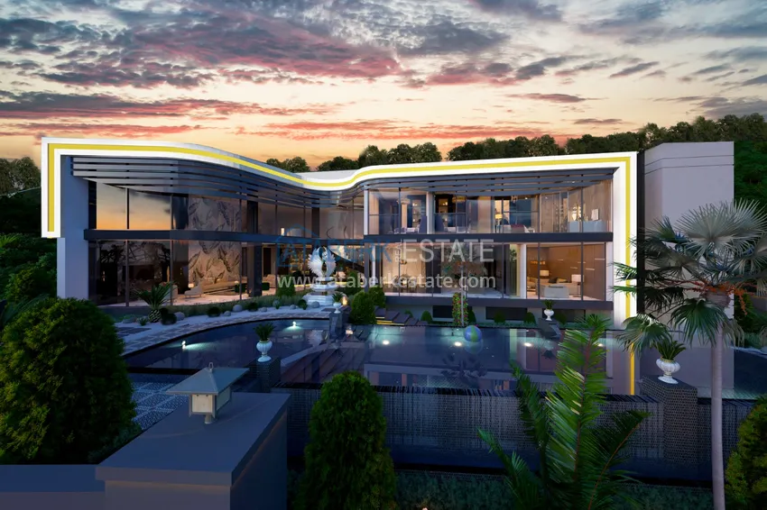 Exclusive project of private luxury villa in Alanya - Bektas 13 