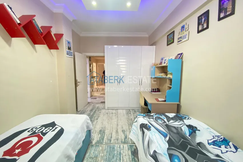 Purchase  Three-room apartment in the center of Alanya in a small residential complex 16 