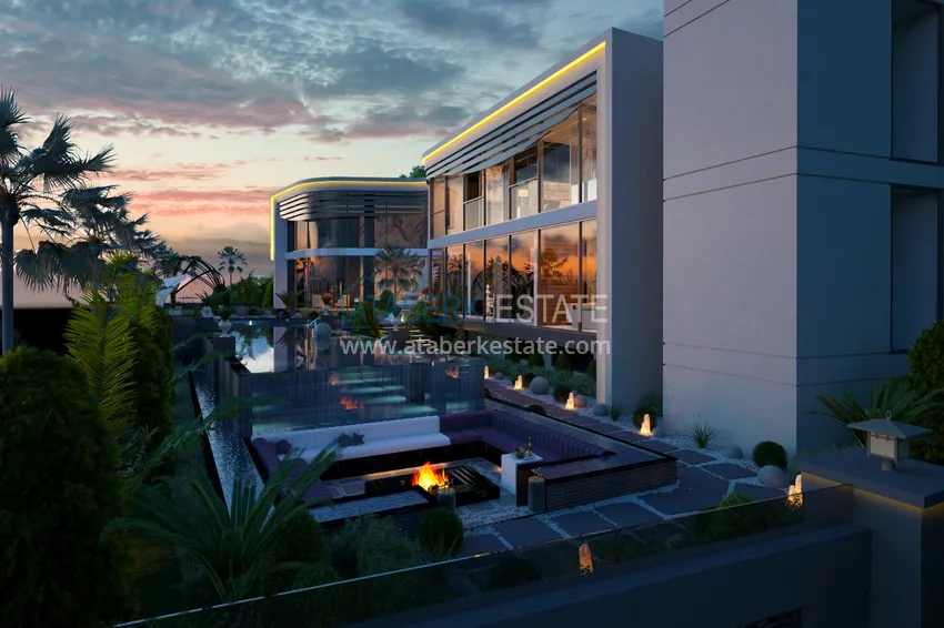 Exclusive project of private luxury villa in Alanya - Bektas 14 