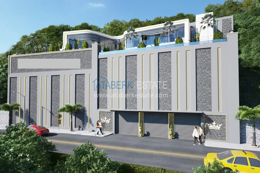 Exclusive project of private luxury villa in Alanya - Bektas 15 