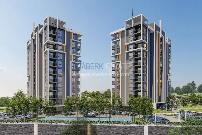 Investor apartment in Avsallar with installment payment in a complex under construction 11 