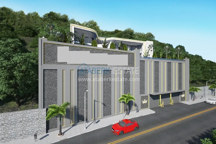 Exclusive project of private luxury villa in Alanya - Bektas 16 