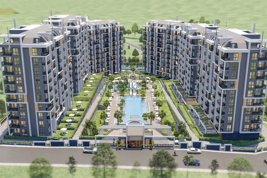 Investor apartment in Avsallar with installment payment in a complex under construction 1 