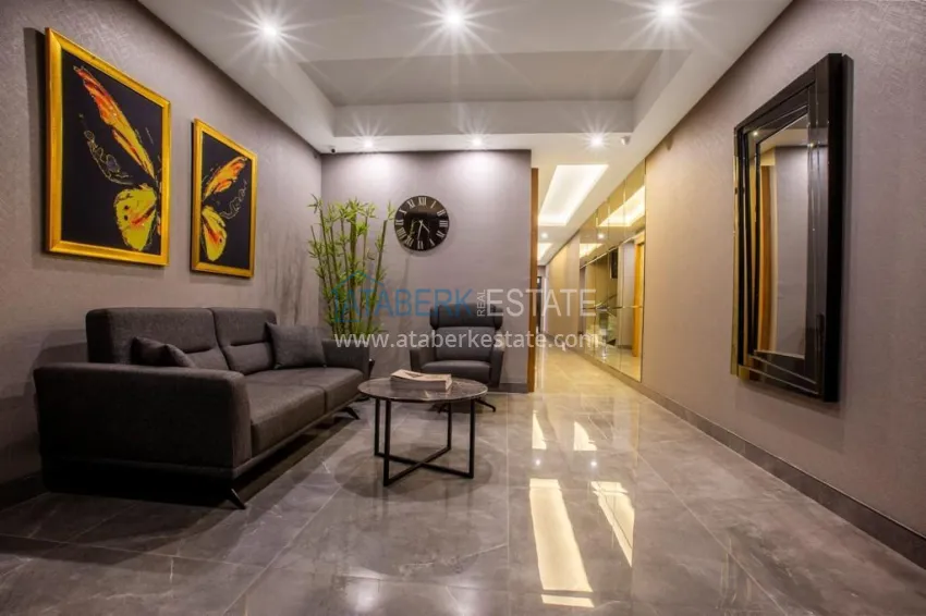 Rent an apartment in Alanya near Cleopatra Beach in a luxury complex 21 