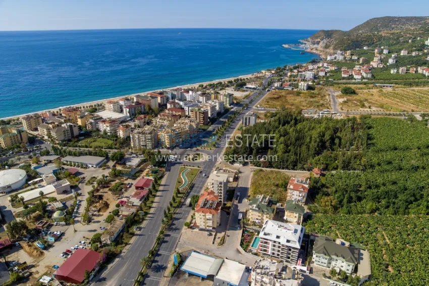 Rent an apartment in Alanya near Cleopatra Beach in a luxury complex 2 