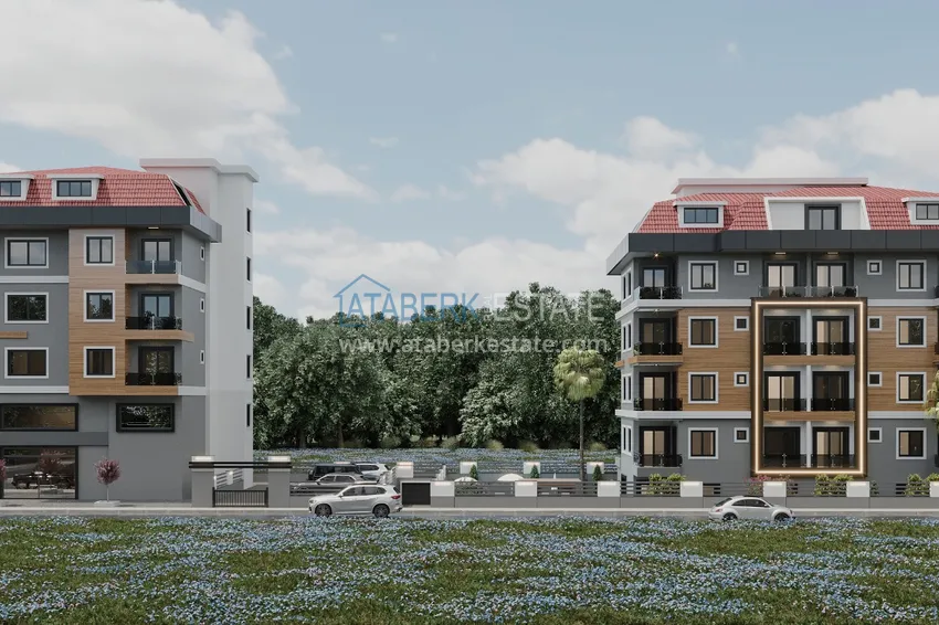 Apartments and penthouses from an investor in the Kestel area in a boutique complex under construction 14 