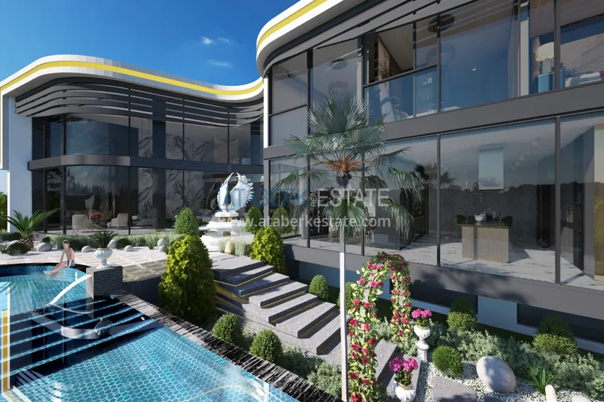 Exclusive project of private luxury villa in Alanya - Bektas 4 
