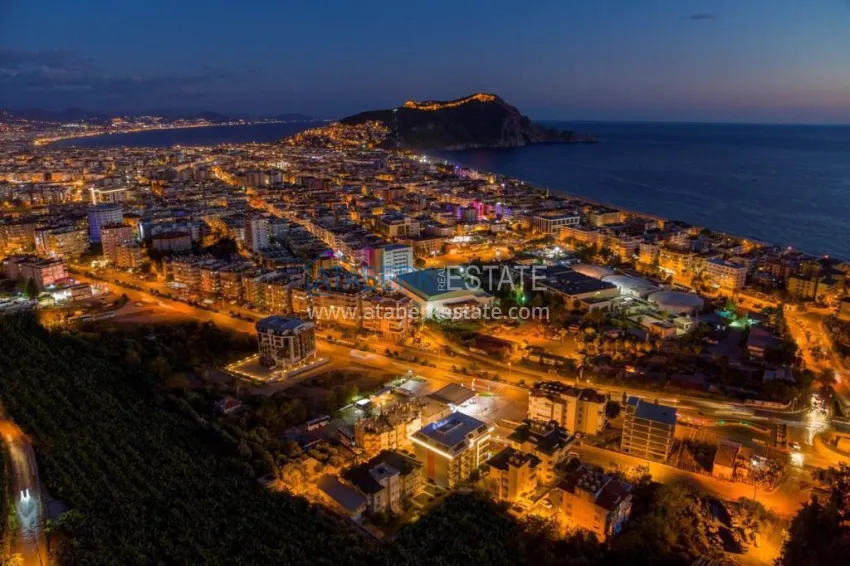 Rent an apartment in Alanya near Cleopatra Beach in a luxury complex 3 