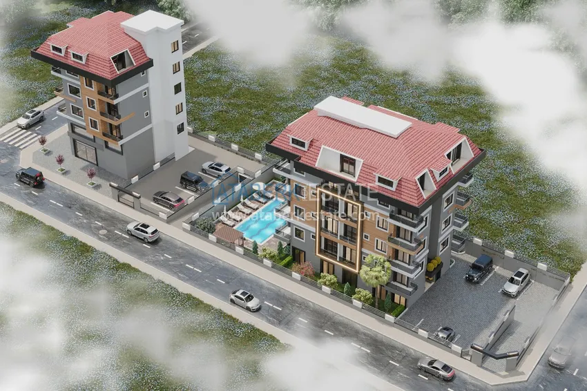 Apartments and penthouses from an investor in the Kestel area in a boutique complex under construction 13 