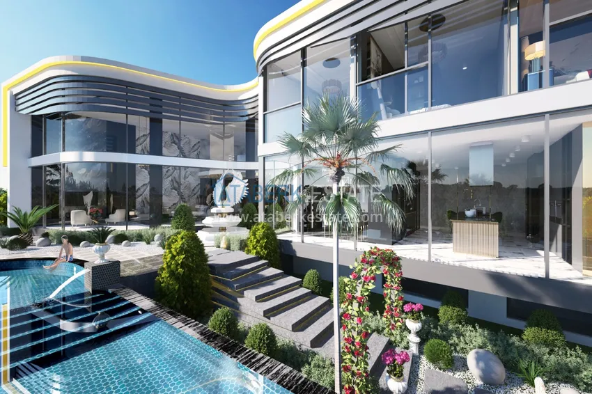 Exclusive project of private luxury villa in Alanya - Bektas 5 