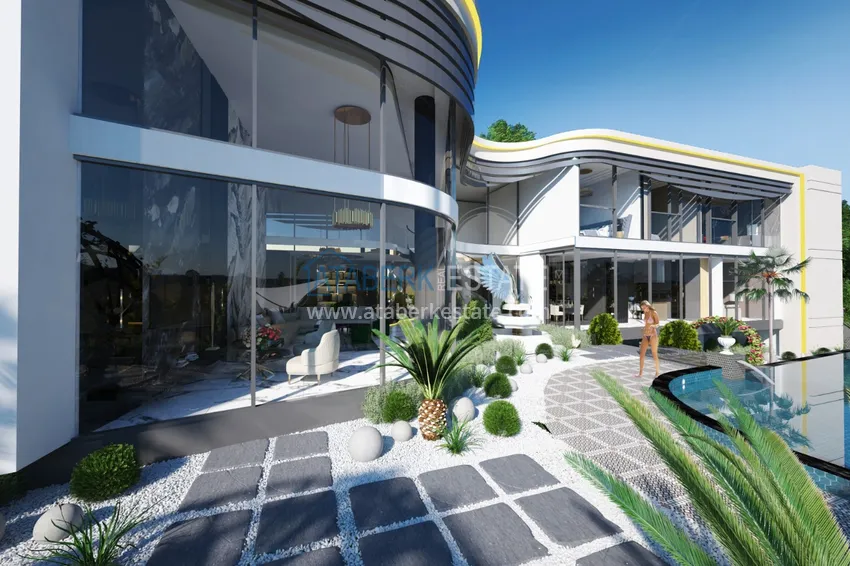 Exclusive project of private luxury villa in Alanya - Bektas 6 