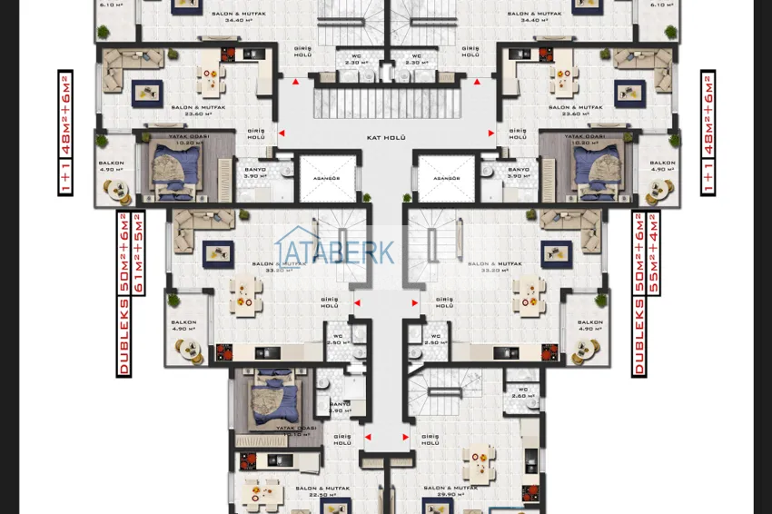 Buy cheap Apartments from the developer in Mahmutlar, Alanya - with the right to citizenship 2