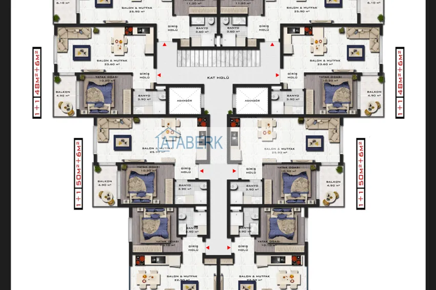 Buy cheap Apartments from the developer in Mahmutlar, Alanya - with the right to citizenship 4