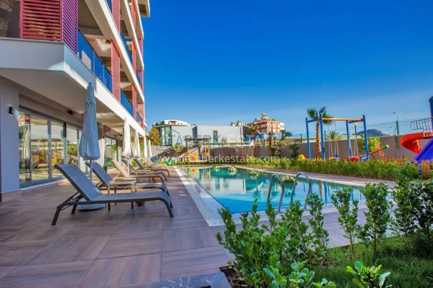 Rent an apartment in Alanya near Cleopatra Beach in a luxury complex 8 