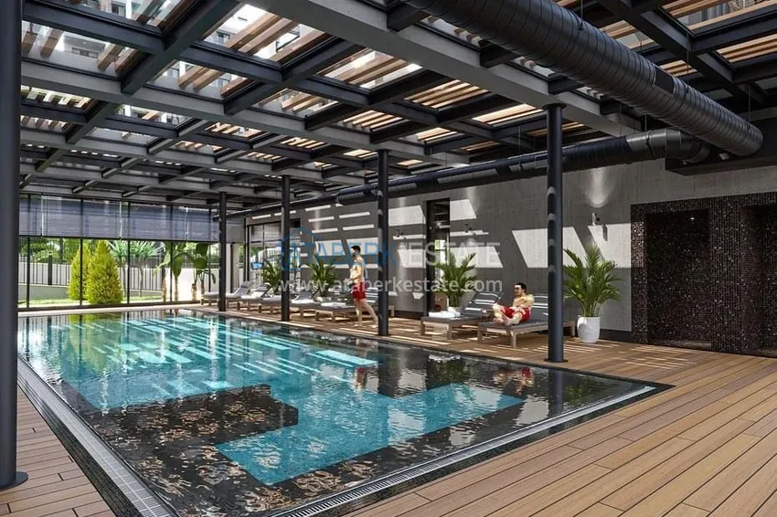 Investor apartment in Avsallar with installment payment in a complex under construction 23 